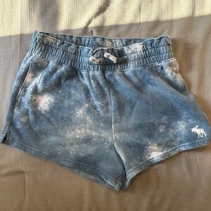 Blue Tie-Dye Shorts